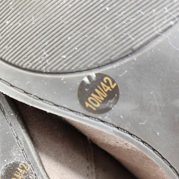 Lucky Brand Ankle Boots Booties Women’s 10M Folley Brown Taupe Suede Shoes - Picture 9 of 10